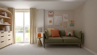 Coastal, Traditional, Farmhouse, Classic Contemporary Playroom by Havenly Interior Designer Sofia