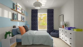 Contemporary, Modern, Eclectic, Midcentury Modern Bedroom by Havenly Interior Designer Candice