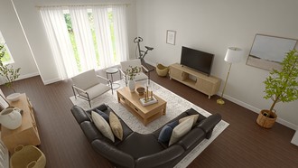Contemporary, Coastal, Transitional, Warm Transitional, Classic Coastal, Modern Cottage Living Room by Havenly Interior Designer Natalia
