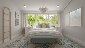 Bohemian, Midcentury Modern Bedroom by Havenly Interior Designer Mildred