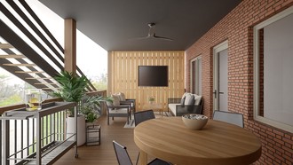 Modern Outdoor Space by Havenly Interior Designer Sam