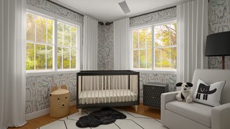 Classic, Midcentury Modern Nursery by Havenly Interior Designer Candice