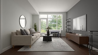 Modern, Inspired Modern Living Room by Havenly Interior Designer Natalia
