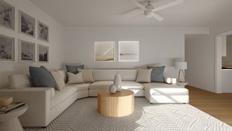Bohemian, Scandinavian Living Room by Havenly Interior Designer Estefania