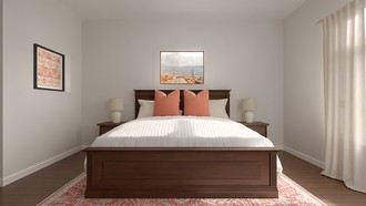 Bohemian, Southwest Inspired Bedroom by Havenly Interior Designer Hannah