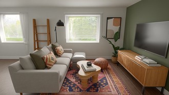 Bohemian Living Room by Havenly Interior Designer Natalia