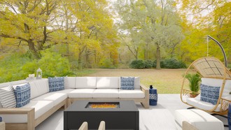 California Cool Outdoor Space by Havenly Interior Designer Maria