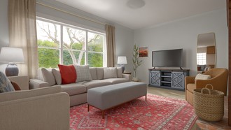 Classic, Farmhouse Reading Room by Havenly Interior Designer Alyssa