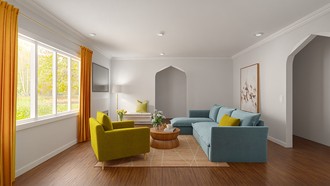 Contemporary, Modern, Classic Contemporary, Inspired Modern, Contemporary Luxe Living Room by Havenly Interior Designer Jacqueline