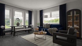 Glam Living Room by Havenly Interior Designer Mariana