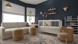 Bohemian, Farmhouse, Classic Contemporary, Organic Modern Nursery by Havenly Interior Designer Jacqueline