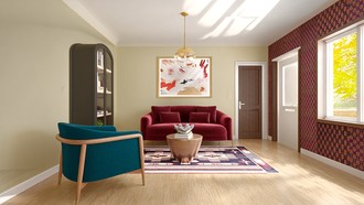 Eclectic, Glam Living Room by Havenly Interior Designer Sebastian