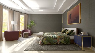 Glam, Contemporary Luxe Bedroom by Havenly Interior Designer Marisa