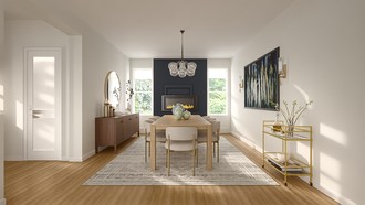 Transitional Dining Room by Havenly Interior Designer Nicole
