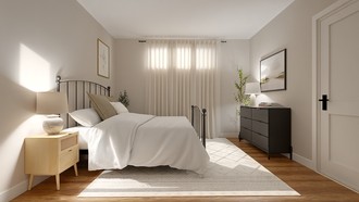 Warm Transitional Bedroom by Havenly Interior Designer Alejandra