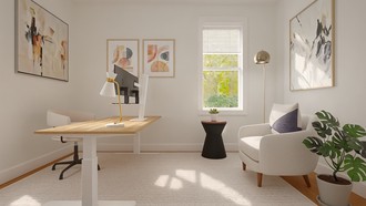 Modern, Scandinavian Office by Havenly Interior Designer Deepa