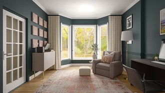 Modern, Classic, Eclectic, Preppy Office by Havenly Interior Designer Rafaela