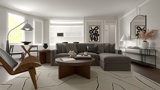 Modern, Industrial, Minimal Living Room by Havenly Interior Designer Vye