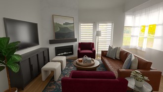 Classic, Traditional Living Room by Havenly Interior Designer Sam