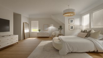 Modern, Glam, Warm Transitional, New Classic Bedroom by Havenly Interior Designer Alejandra