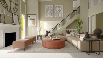Modern, Traditional, Transitional Playroom by Havenly Interior Designer Maura