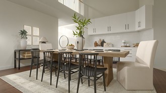 Transitional Dining Room by Havenly Interior Designer Kiaritza