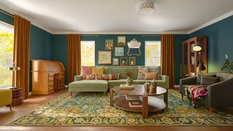 Modern Cottage, Traditional Charm Living Room by Havenly Interior Designer Wan