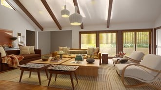 Midcentury Modern Living Room by Havenly Interior Designer Carla