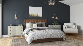 Modern, Industrial, Rustic, Transitional, Scandinavian Bedroom by Havenly Interior Designer Brit