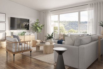 Contemporary, Bohemian, Coastal, Transitional, Scandinavian Living Room by Havenly Interior Designer Lisa