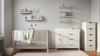 Classic, Bohemian, Minimal Nursery by Havenly Interior Designer Cristina