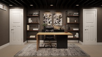 Modern, Industrial Office by Havenly Interior Designer Ivanna