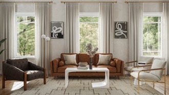 Midcentury Modern Living Room by Havenly Interior Designer Rebecca