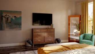 Contemporary, Glam Bedroom by Havenly Interior Designer Danielle