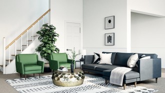 Modern, Midcentury Modern Living Room by Havenly Interior Designer Veridiana
