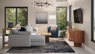 Contemporary, Modern, Traditional, Transitional Living Room by Havenly Interior Designer Alejandra