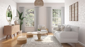 Modern, Bohemian, Rustic, Minimal, Scandinavian Living Room by Havenly Interior Designer Hayley