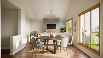 Contemporary, Modern, Bohemian, Rustic, Transitional, Midcentury Modern, Scandinavian Living Room by Havenly Interior Designer Lisa