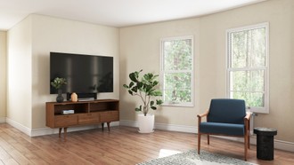 Midcentury Modern, Scandinavian Living Room by Havenly Interior Designer Camila