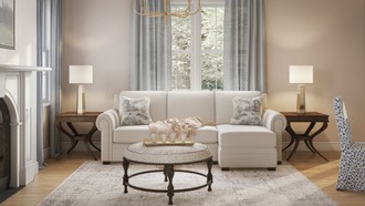 Contemporary, Classic, Traditional, Vintage Living Room by Havenly Interior Designer Colleen
