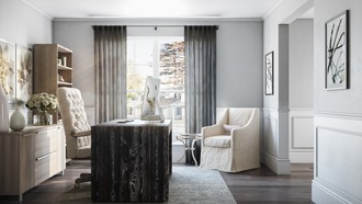 Modern, Farmhouse Office by Havenly Interior Designer Sandra