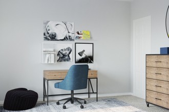 Contemporary, Industrial, Rustic Bedroom by Havenly Interior Designer Michelle