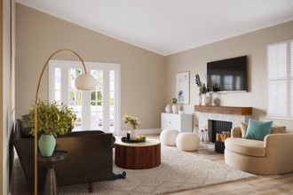 Contemporary, Midcentury Modern Living Room by Havenly Interior Designer Cristina