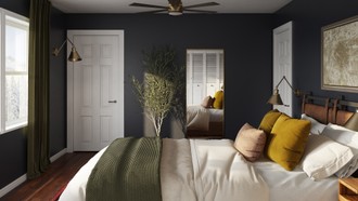 Modern, Bohemian, Industrial, Rustic, Global, Midcentury Modern, Scandinavian Bedroom by Havenly Interior Designer Brit