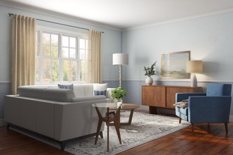 Modern, Classic, Farmhouse Living Room by Havenly Interior Designer Alexis