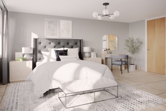 Modern, Bohemian, Glam Bedroom by Havenly Interior Designer Maria