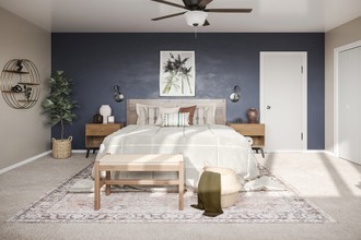Rustic, Transitional, Country Bedroom by Havenly Interior Designer Brit