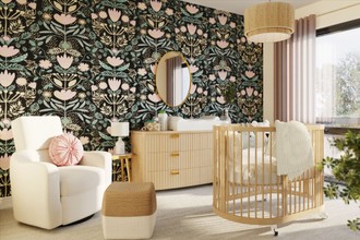 Bohemian, Glam Nursery by Havenly Interior Designer Alycia