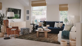 Contemporary, Classic, Eclectic, Bohemian, Rustic, Transitional, Classic Contemporary Living Room by Havenly Interior Designer Lisa