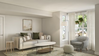 Modern, Bohemian, Scandinavian Living Room by Havenly Interior Designer Allison